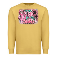 Antique Gold i wear pink for my aunt Premium Sweatshirt - CowGirlArtShop