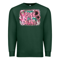 Sports Green i wear pink for my aunt Premium Sweatshirt - CowGirlArtShop