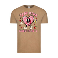 Vintage Coffee teaching sweethearts Vintage Tee - MaliasSmallBusiness