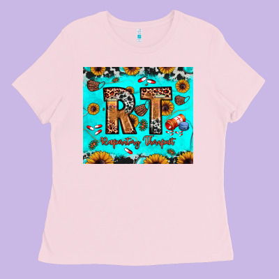 Rt Respiratory Therapist Ladies Tee Designed By Jahusdesignshop