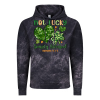 Cloud Black not lucky simply blessed Vintage Hoodie - MaliasSmallBusiness