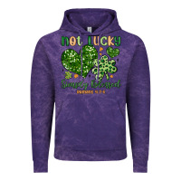 Cloud Purple not lucky simply blessed Vintage Hoodie - MaliasSmallBusiness