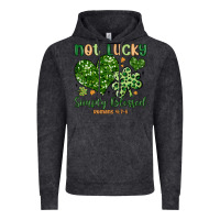 Vintage Black not lucky simply blessed Vintage Hoodie - MaliasSmallBusiness