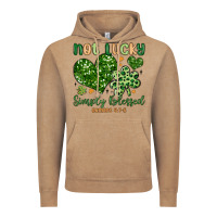 Vintage Coffee not lucky simply blessed Vintage Hoodie - MaliasSmallBusiness