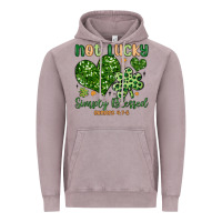 Vintage Zinc not lucky simply blessed Vintage Hoodie - MaliasSmallBusiness