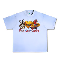 Grape Ice peace love country american texas flag boots Urban Heavy Tee - AdoDesignShop