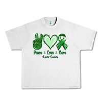 Lunar Rock Peace love cure Liver Cancer Urban Heavy Tee - NancyCooperArtShop