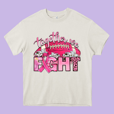 Together We Fight Heavy Core Tee Designed By Artiststas