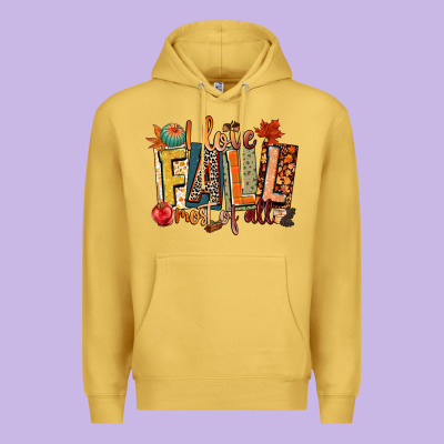 I Love Fall Most Of All Premium Hoodie Designed By Cowgirlartshop