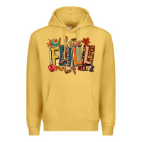Antique Gold i love fall most of all Premium Hoodie - CowGirlArtShop