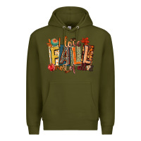 Army Green i love fall most of all Premium Hoodie - CowGirlArtShop