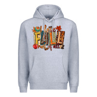 Heather Grey i love fall most of all Premium Hoodie - CowGirlArtShop