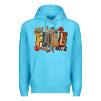Ocean Blue i love fall most of all Premium Hoodie - CowGirlArtShop