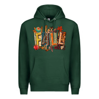 Sports Green i love fall most of all Premium Hoodie - CowGirlArtShop