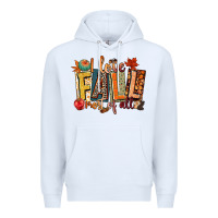 White i love fall most of all Premium Hoodie - CowGirlArtShop