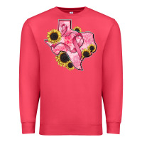 Cardinal texas map breast cancer Premium Sweatshirt - CowGirlArtShop