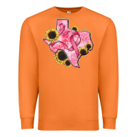 Carrot texas map breast cancer Premium Sweatshirt - CowGirlArtShop