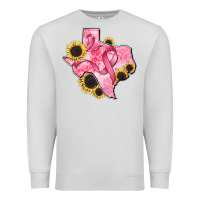 Dove Grey texas map breast cancer Premium Sweatshirt - CowGirlArtShop