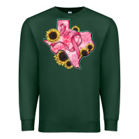 Sports Green texas map breast cancer Premium Sweatshirt - CowGirlArtShop