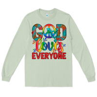 Matcha LGBTQ+ God Loves Everyone Long Sleeve Tee - BundleAndBundleShop