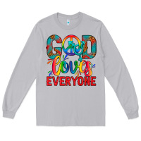 Moon Dust LGBTQ+ God Loves Everyone Long Sleeve Tee - BundleAndBundleShop
