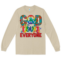 Lgbtq+ God Loves Everyone Long Sleeve Tee | Teevron