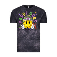 Cloud Black mardi gras vibes Vintage Tee - MaliasSmallBusiness