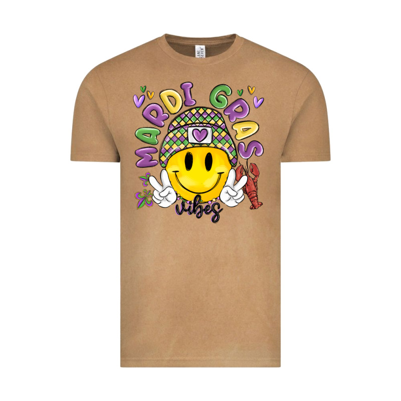 Mardi Gras Vibes Vintage Tee by MaliasSmallBusiness | Teevron