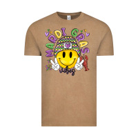 Vintage Coffee mardi gras vibes Vintage Tee - MaliasSmallBusiness