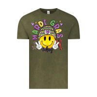 Vintage Olive mardi gras vibes Vintage Tee - MaliasSmallBusiness