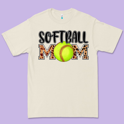 Softball Mom Premium Tee Designed By Adodesignshop