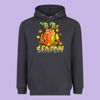 Its The Season Softball Heavyweight Hoodie Designed By Cowgirlartshop