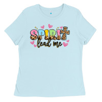 Baby Blue spirit lead me Ladies Tee - Artiststas