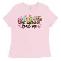 Bubblegum Pink spirit lead me Ladies Tee - Artiststas