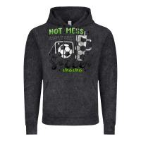 Vintage Black hot mess always stressed soccer mama stanley cup Vintage Hoodie - MaliasSmallBusiness