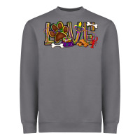 Storm Mardi Gras love dog paw Heavyweight Sweatshirt - BundleAndBundleShop