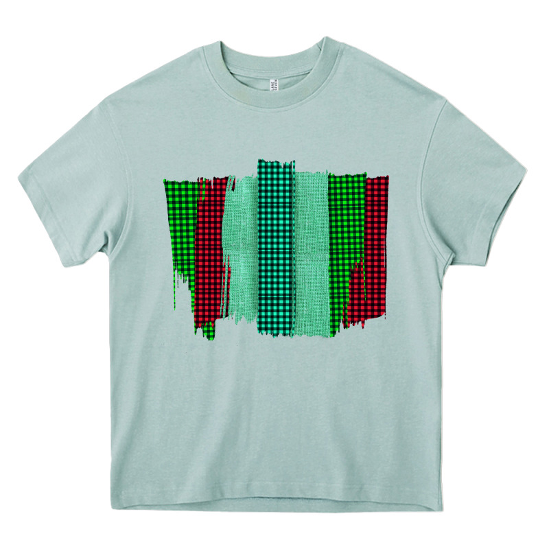 Green Red Western Farm Life Brush Stroke Heavy Core Tee by Bettercallsaul | Teevron