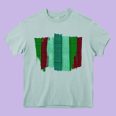 Green Red Western Farm Life Brush Stroke Heavy Core Tee Designed By Bettercallsaul
