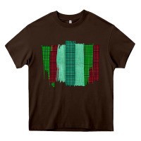 Chocolate Brown Green Red Western Farm Life Brush Stroke Heavy Core Tee - Bettercallsaul