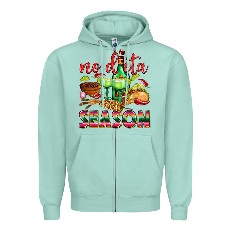 No Dieta Season Zipper Hoodie by texasbilliewilder | Teevron
