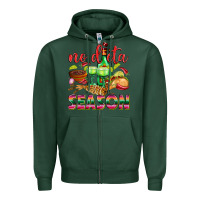 Sports Green No Dieta Season Zipper Hoodie - texasbilliewilder