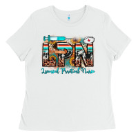 White lpn licensed practical nurse Ladies Tee - JahusDesignShop