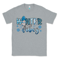 Heather Grey winter vibes gnome Classic Tee - JahusDesignShop