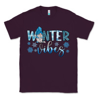 Plum winter vibes gnome Classic Tee - JahusDesignShop