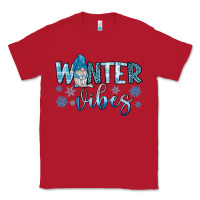 Red winter vibes gnome Classic Tee - JahusDesignShop