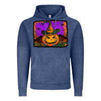 Vintage Denim jack o' lantern pumpkin Vintage Hoodie - Jasminsmagicworld