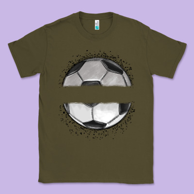 Custom Soccer Classic Tee Designed By Maliassmallbusiness