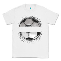 White custom soccer Classic Tee - MaliasSmallBusiness
