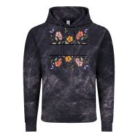 Cloud Black wildflower your text here Vintage Hoodie - MaliasSmallBusiness