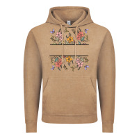 Vintage Coffee wildflower your text here Vintage Hoodie - MaliasSmallBusiness